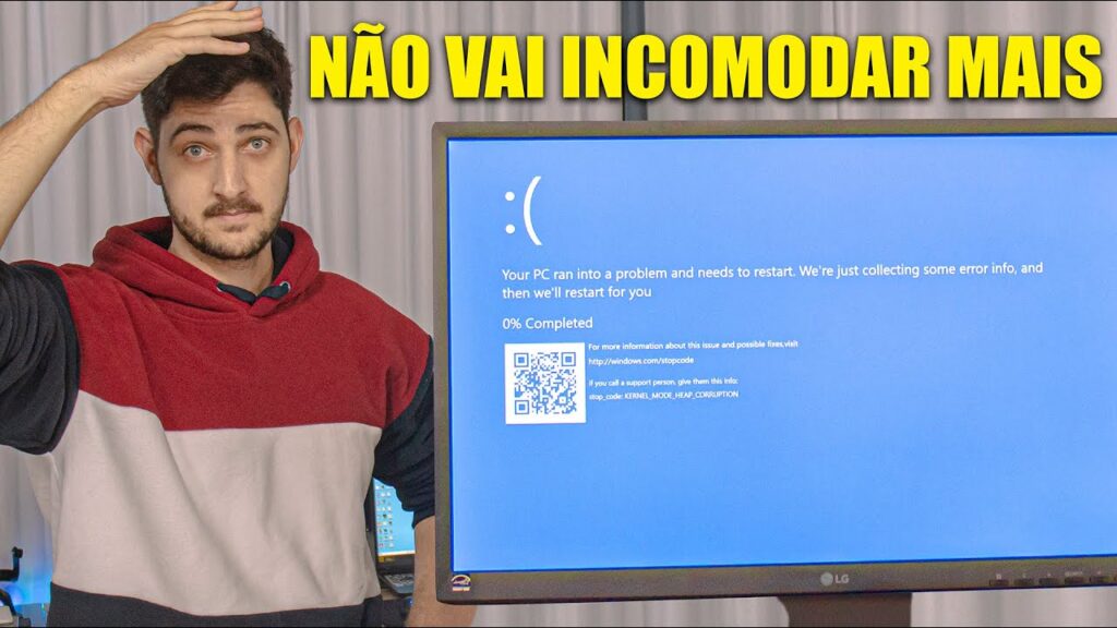 Como resolver a tela azul no windows 10 1