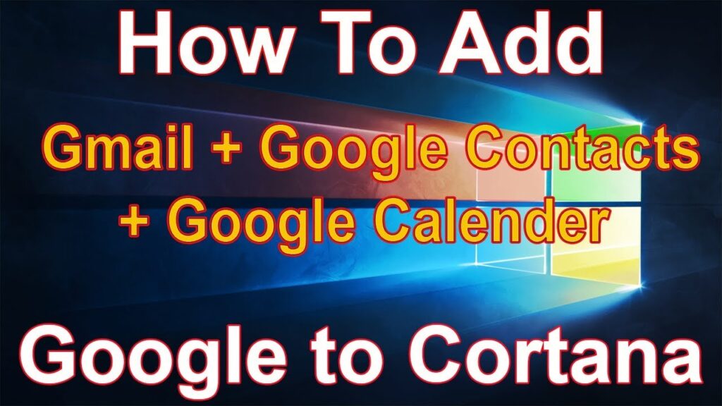 Como conectar o gmail a cortana no windows 10 1