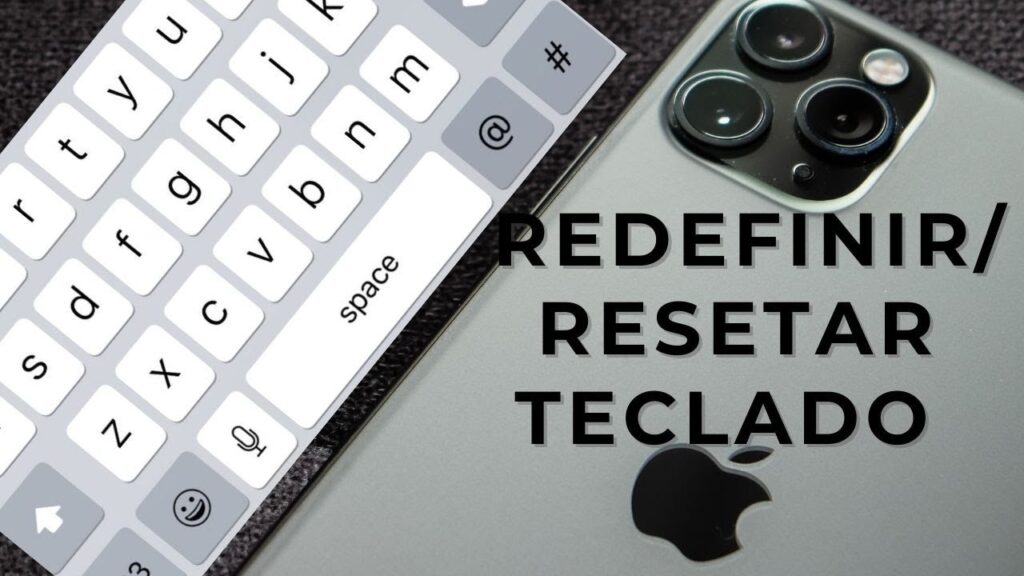 Como redefinir o teclado do iphone 1
