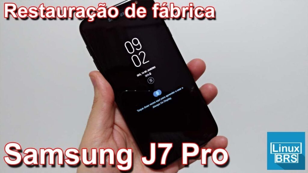Como resetar as configuracoes de fabrica do galaxy j7 pro 1