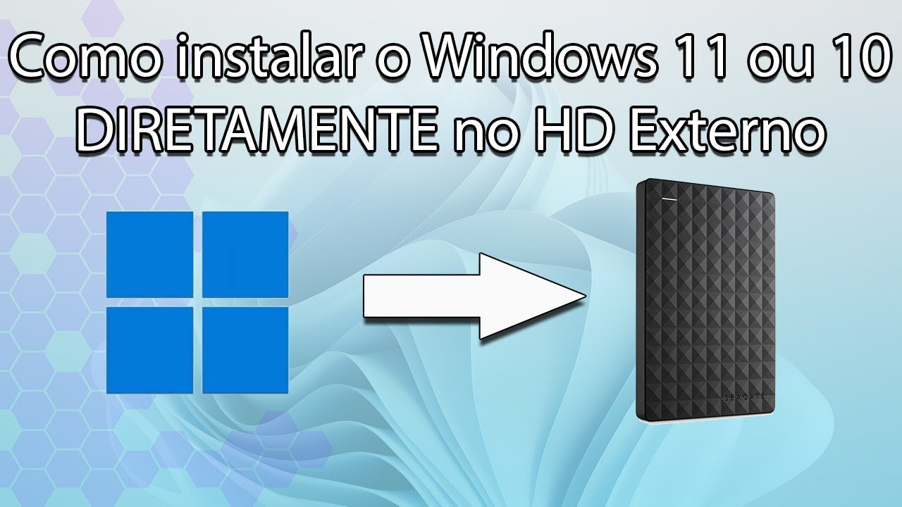Como rodar windows no hd externo ou pen drive 5
