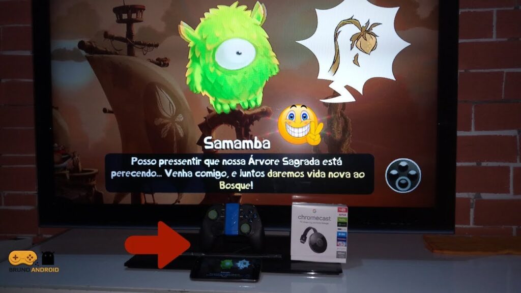 Como jogar games do celular android na sua tv com o chromecast 1
