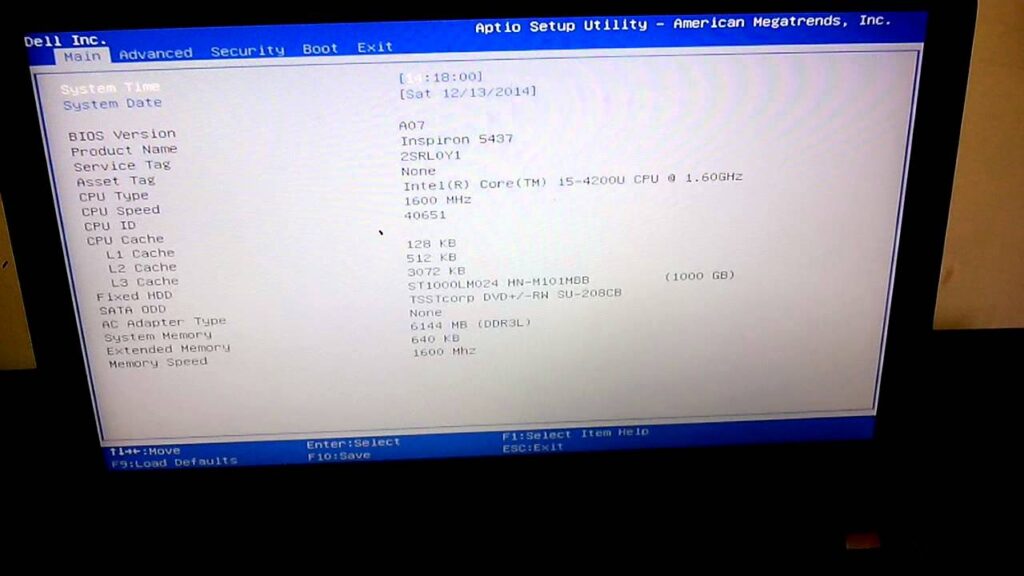 Como entrar na bios de um notebook da dell 1