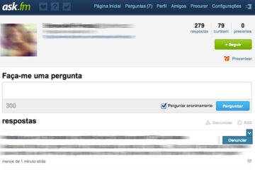 Como denunciar uma pergunta com conteudo ofensivo no askfm