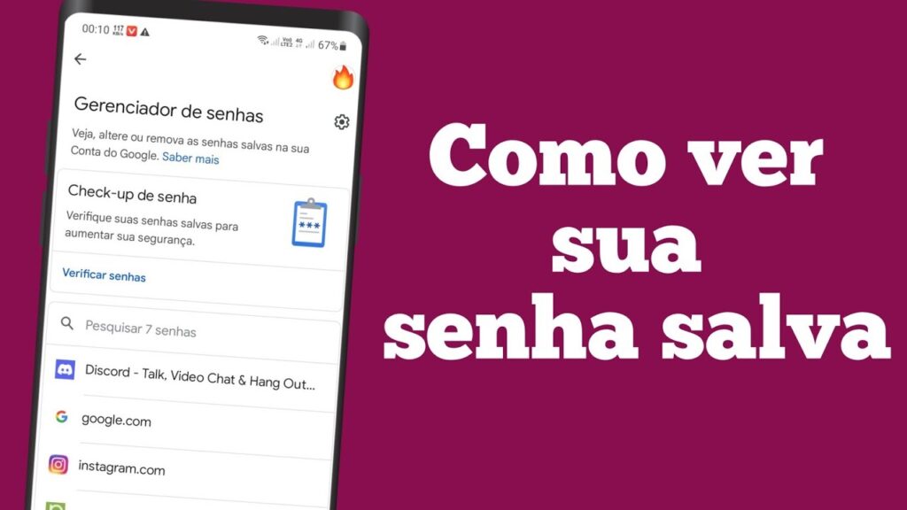 Como ver senhas salvas em apps iphone e android 1