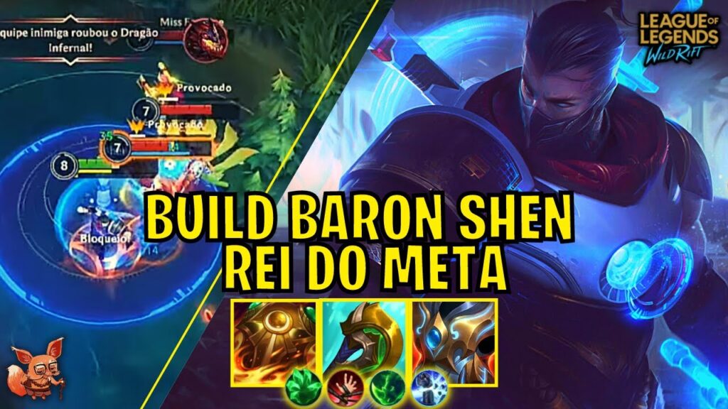 Como jogar de shen no wild rift veja build habilidades e mais esports 1