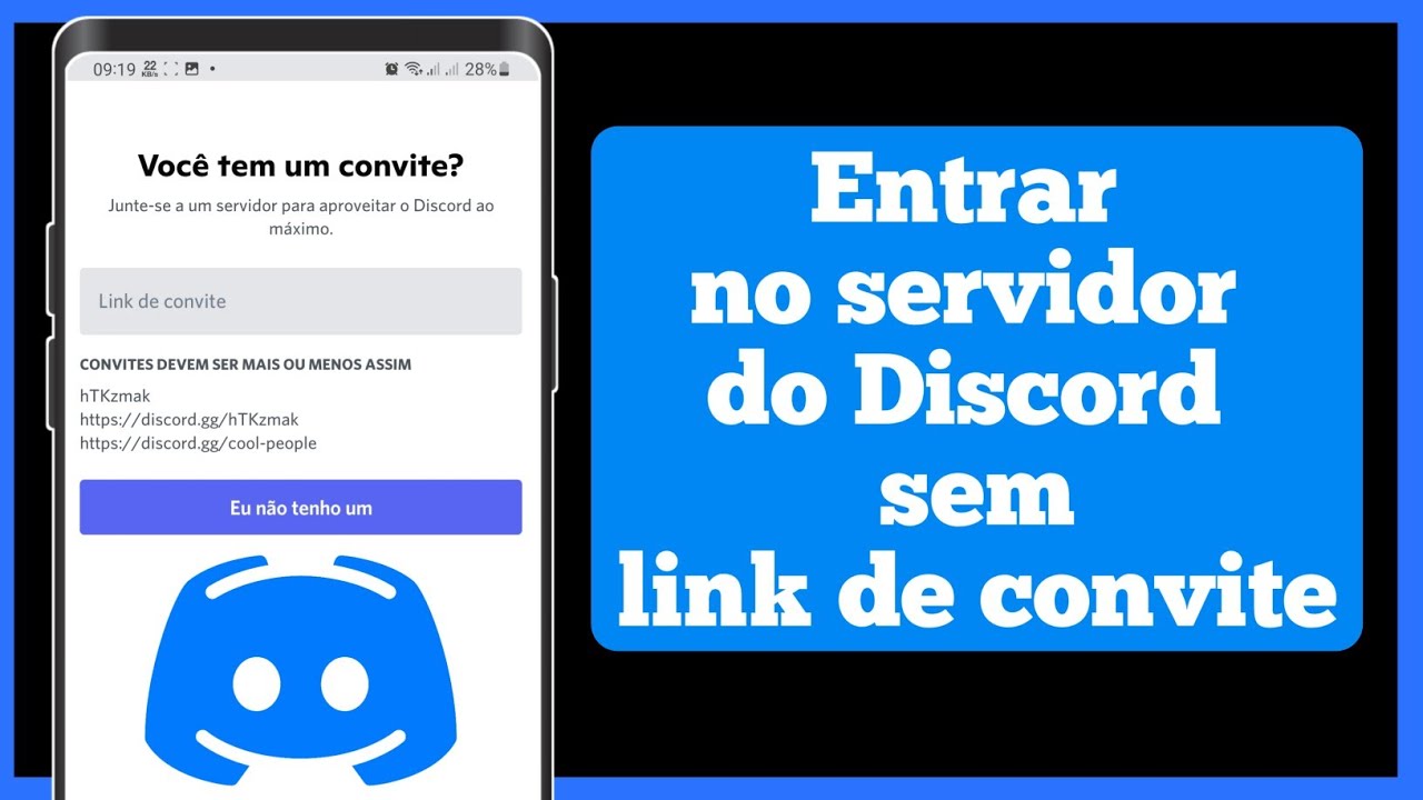 Como entrar em servidores do discord via pc android ou iphone ios 2