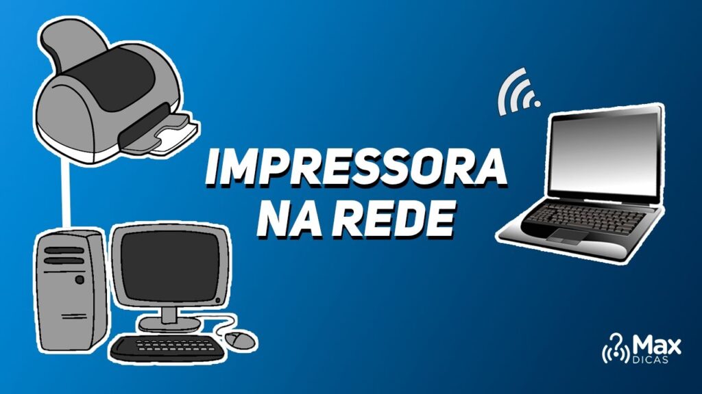 Como compartilhar impressora na rede edinfoeletro 1