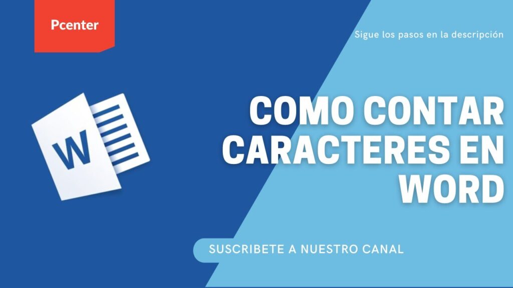 Como contar caracteres no word 1