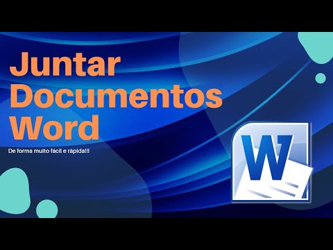 Como juntar arquivos no word em um unico documento 1