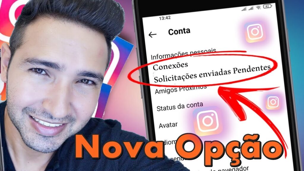 Como ver pra quem voce mandou solicitacao no instagram 1
