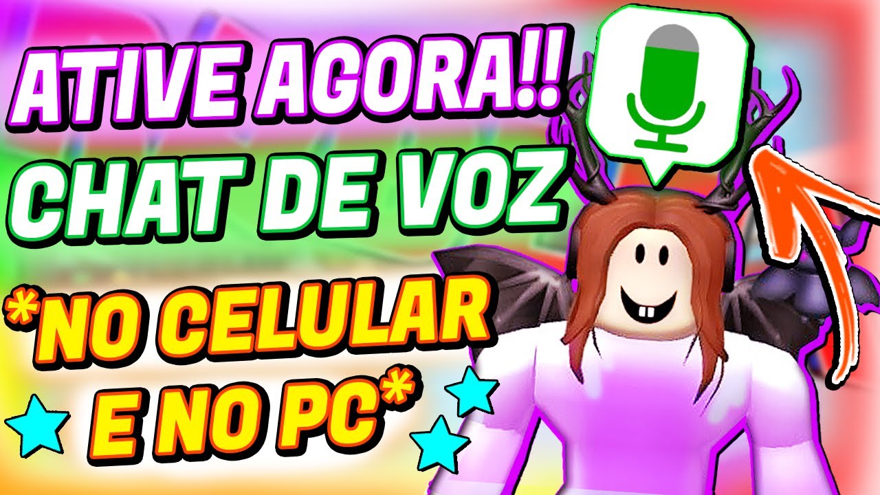 Como ativar chat de voz no roblox pelo pc e celular 2