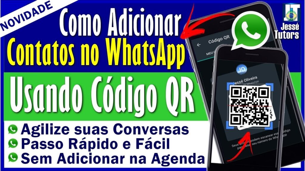 Como adicionar pessoas ao whatsapp usando o qr code 1