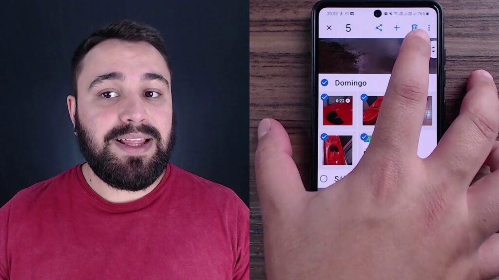 Como apagar imagens do google fotos pelo android 1
