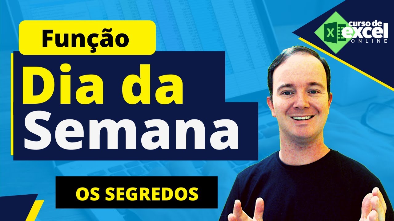 Como colocar dia da semana no excel 12