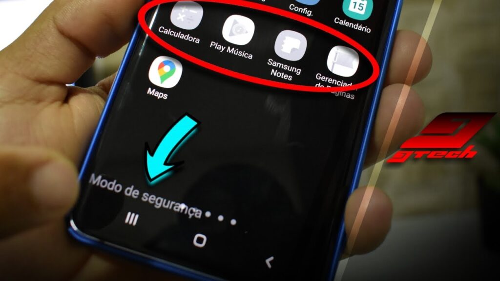 Como desativar o modo de seguranca do celular veja Como sair no android 1