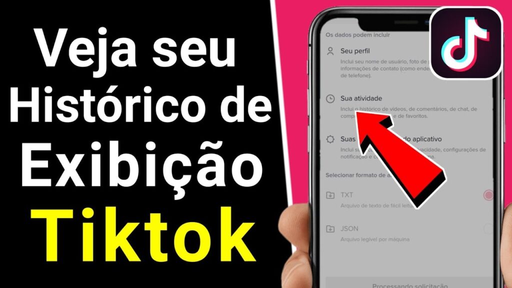 Como ver seu historico de videos assistidos no tiktok 1
