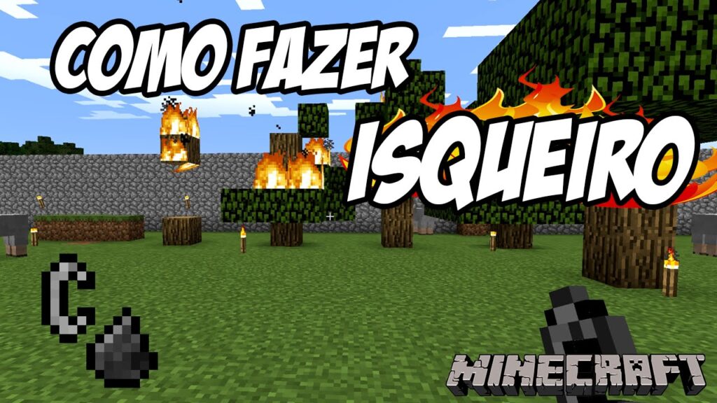 Como fazer isqueiro no minecraft 1
