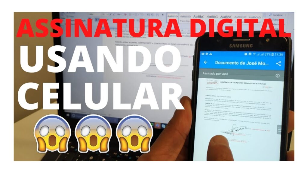 Como criar assinatura digital pelo celular 1