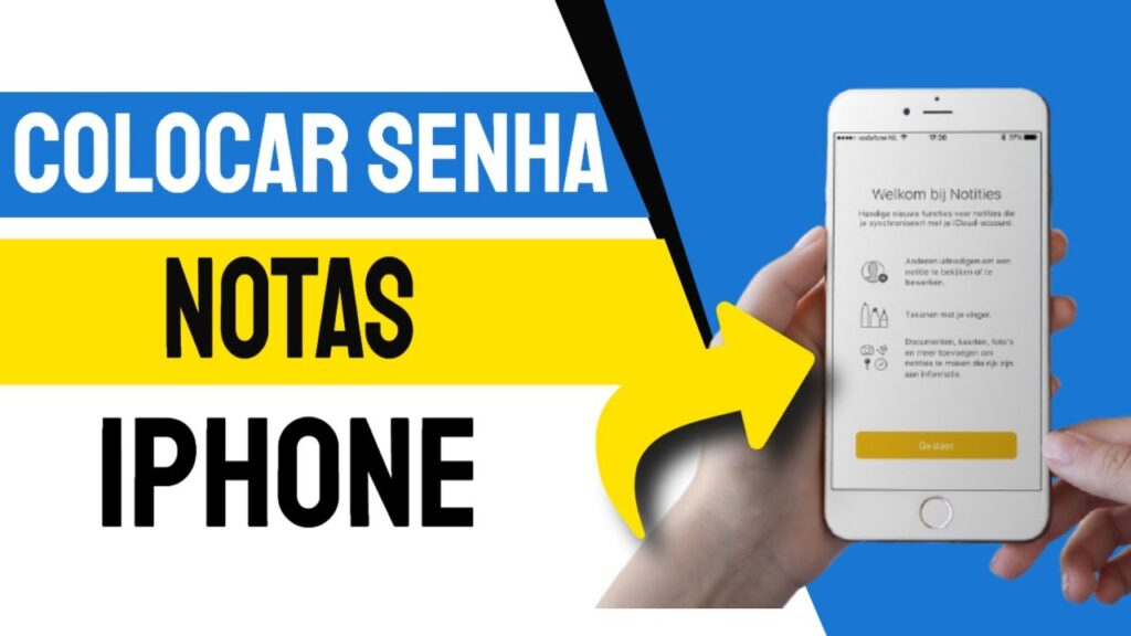 Como colocar senha no bloco de notas do iphone 1