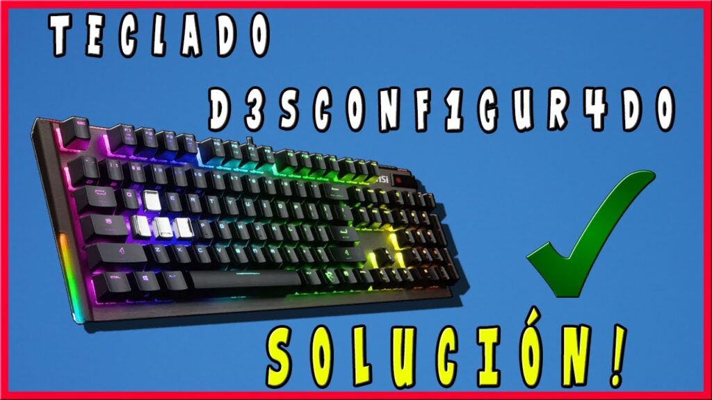 Como arrumar o teclado desconfigurado 1