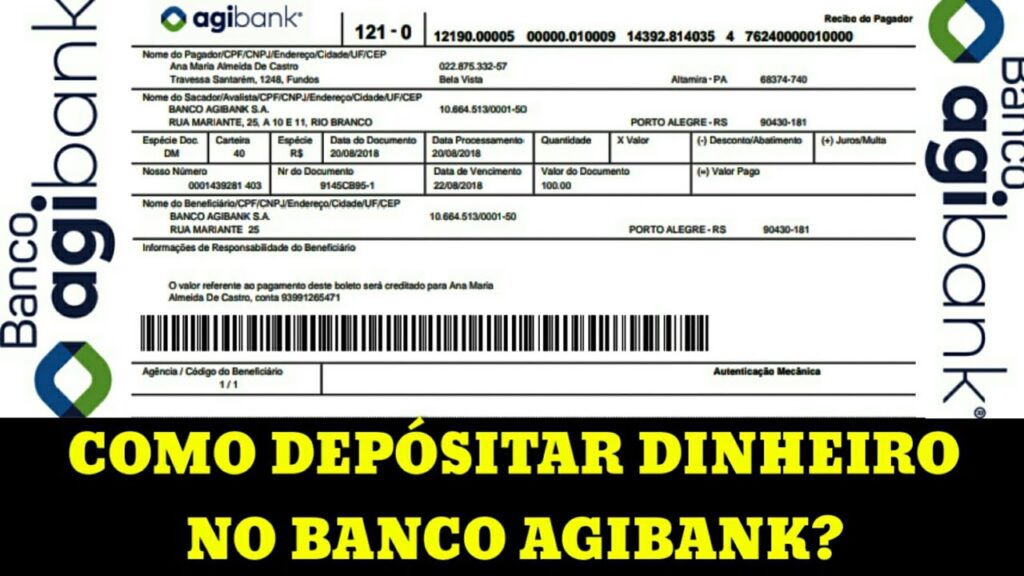 Como adicionar dinheiro a conta do agibank 1