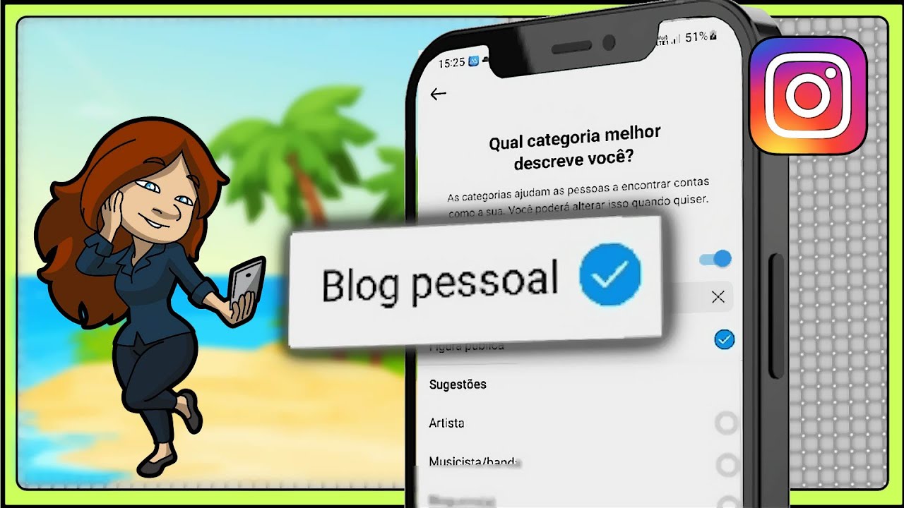 Como colocar blog pessoal no instagram 10