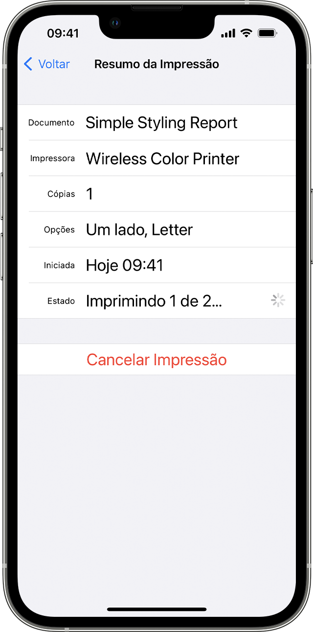 Como imprimir documentos pelo iphone ou ipad 1