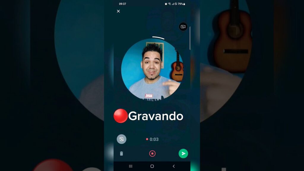Como fazer video redondo no whatsapp e enviar Como mensagem edapps 1