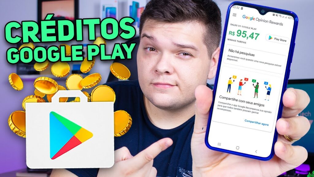 Como usar o google opinion rewards para ganhar recompensas 1