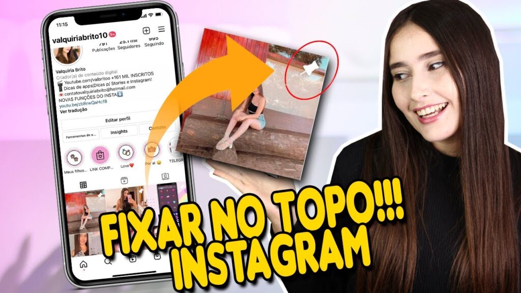 Como fixar publicacao no instagram 1