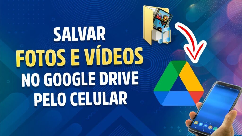 Como salvar fotos no google drive pelo celular 1
