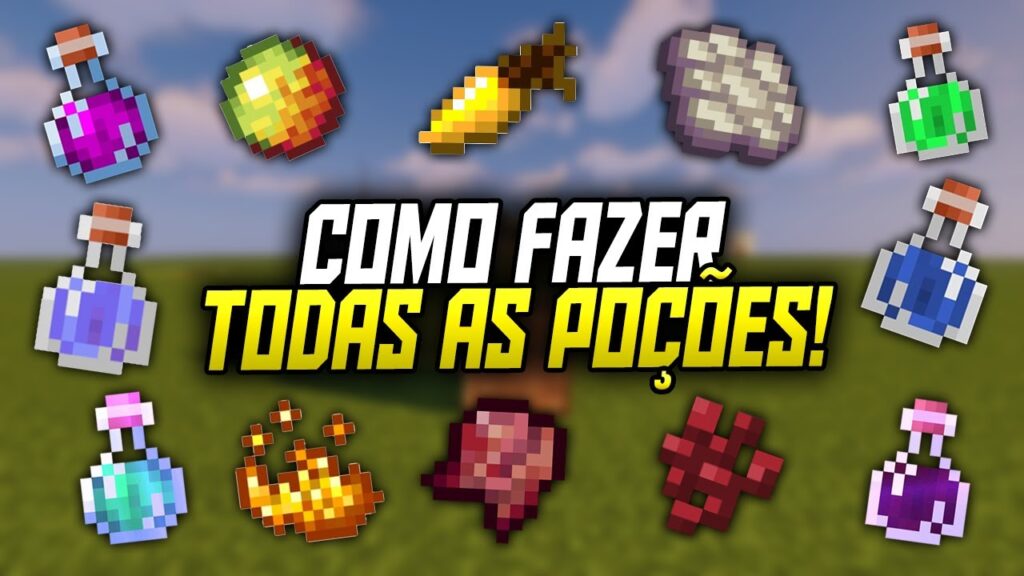 Como fazer todas as pocoes do minecraft 1