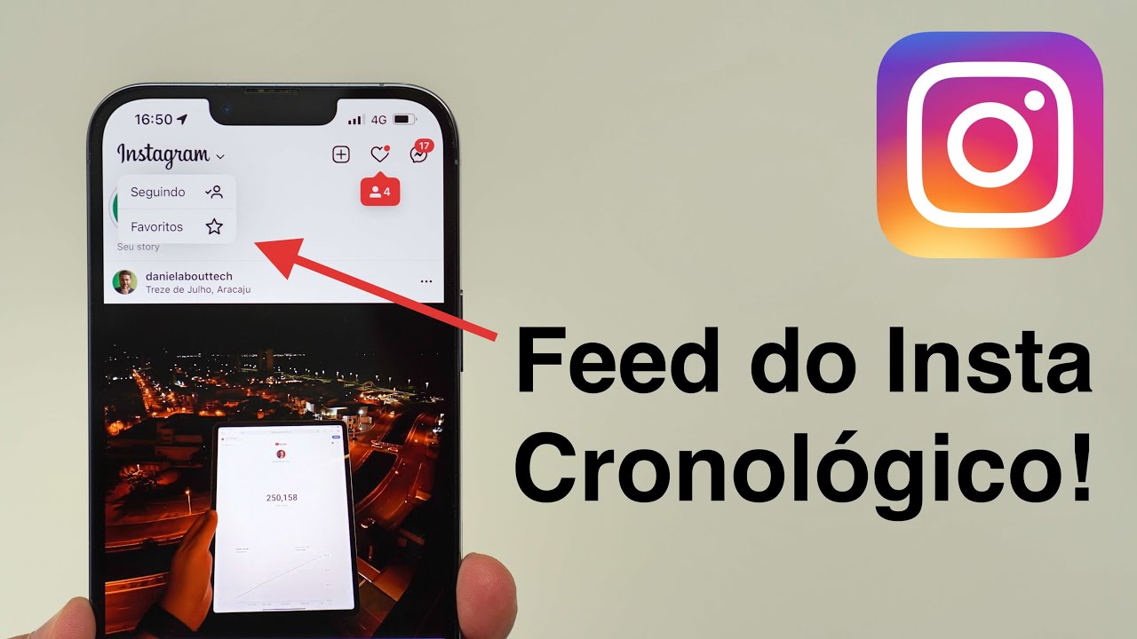 Como colocar o feed cronologico no instagram 4