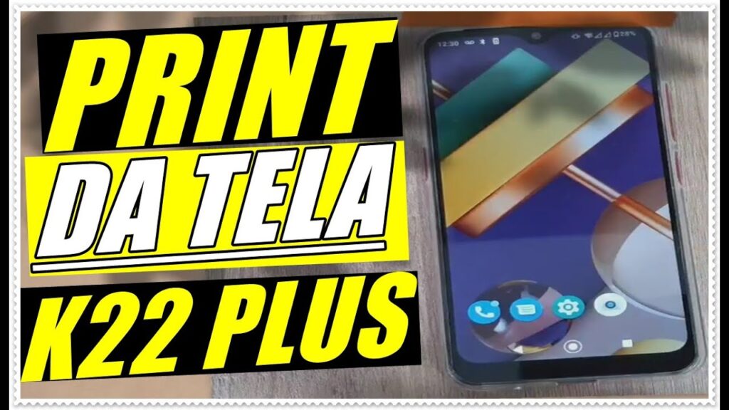 Como tirar print no lg k22 plus 1