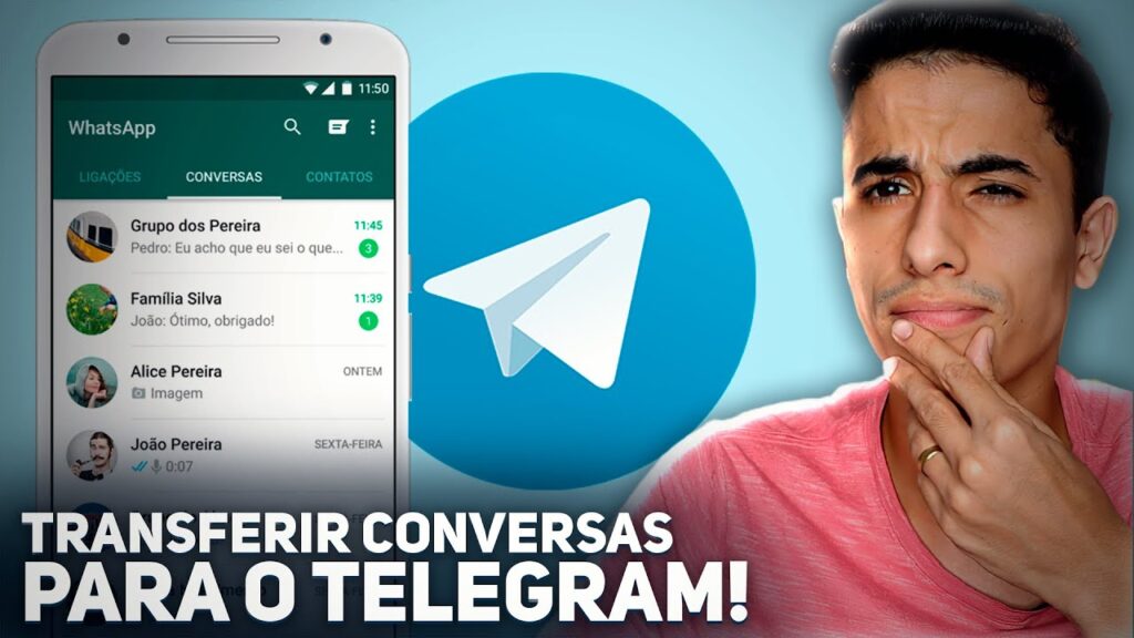 Como transferir mensagens do whatsapp para o telegram 1