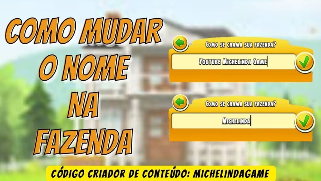 Como mudar o nome da fazenda no hay day edjogos 1