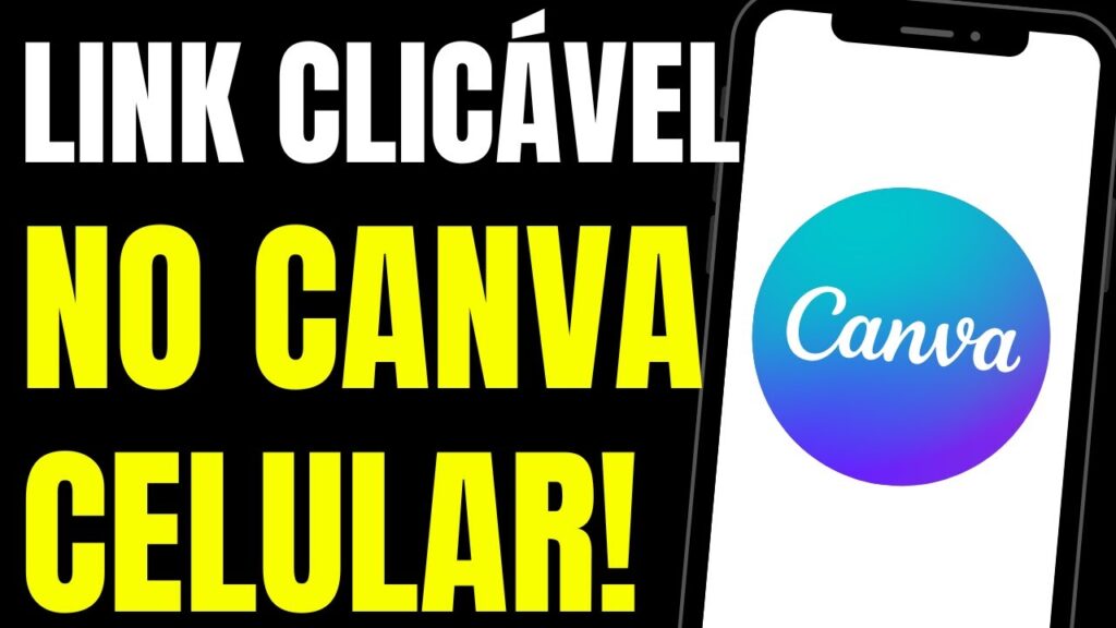 Como colocar link no canva pelo celular 1