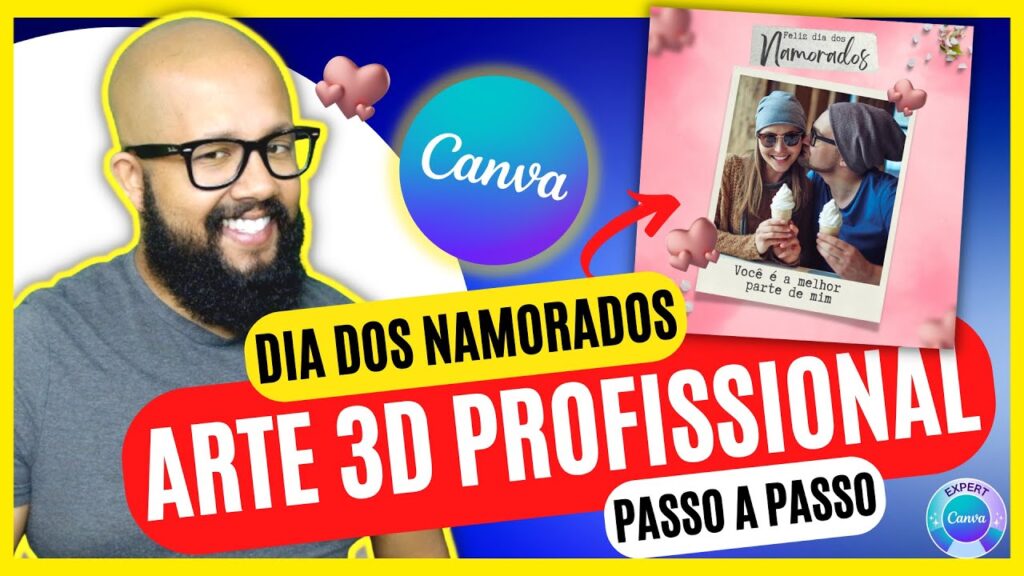 Como fazer mensagem de dia dos namorados no canva 1