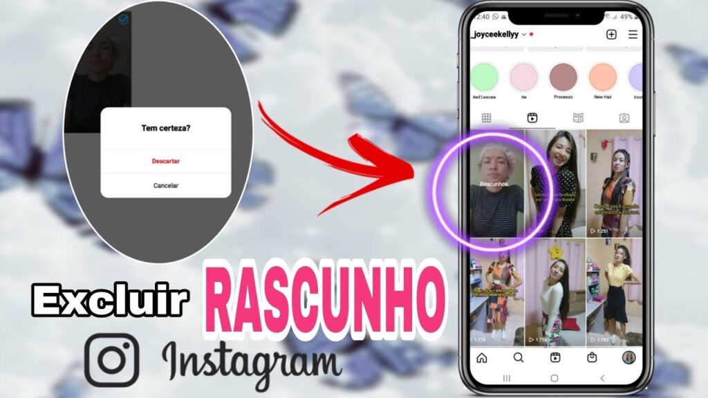 Como excluir rascunho do instagram 1