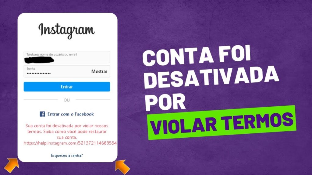 Como recuperar conta bloqueada do instagram rede social esta instavel 1