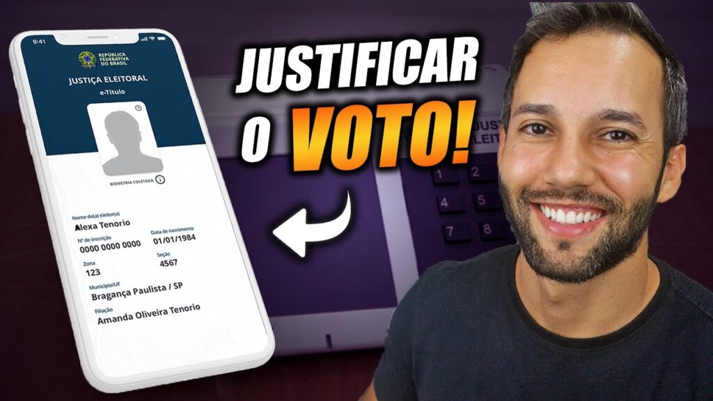 Como justificar voto pela internet e pelo aplicativo e titulo 1