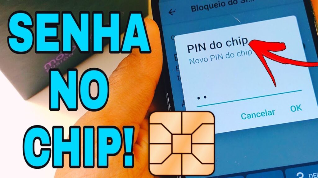 Como colocar senha no chip de telefonia edmobile 1