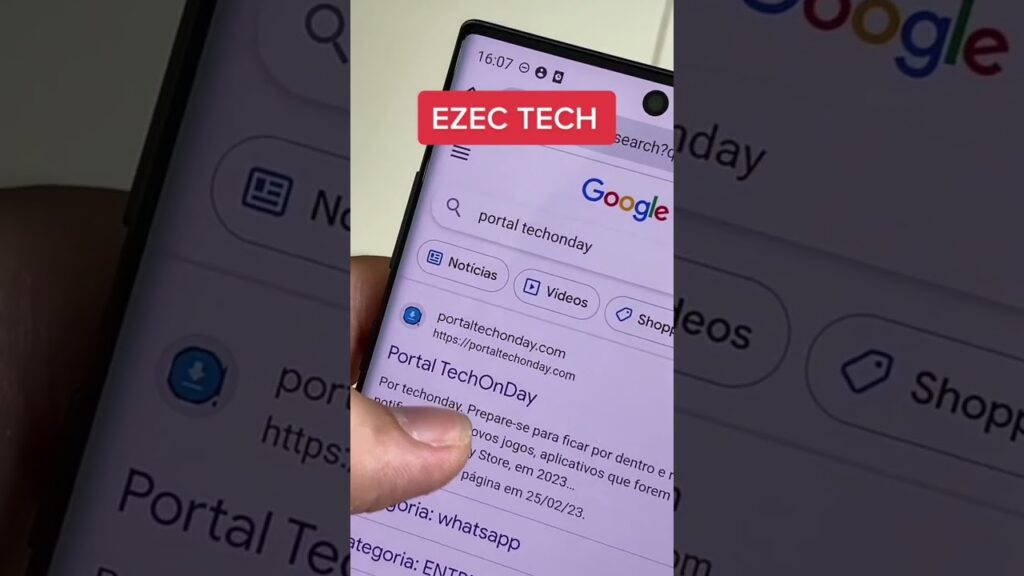 Como entrar no canal do techtudo no whatsapp edapps 1