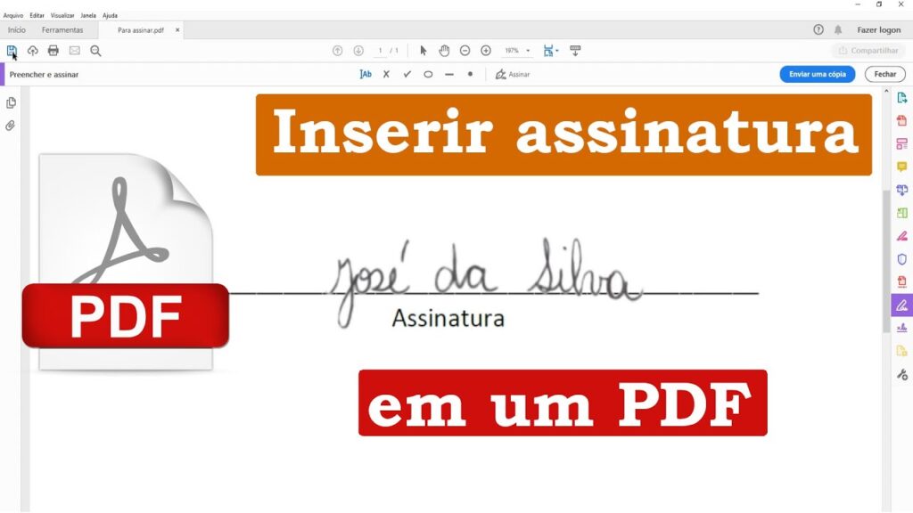 Como inserir assinatura em documentos pdf pela internet 1