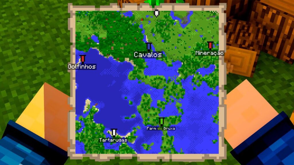 Como fazer mapa no minecraft edjogos 1