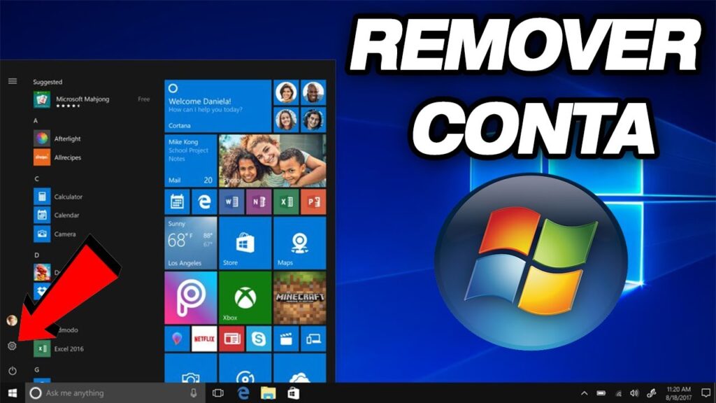 Como remover conta microsoft do pc com windows 1