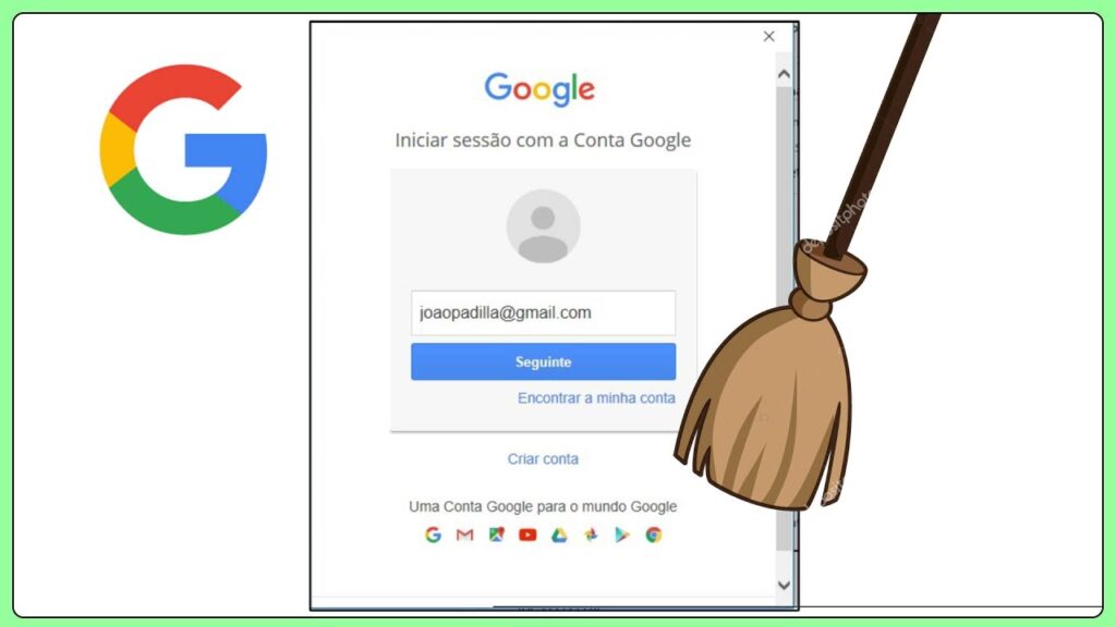 Como excluir a sua conta do google pelo computador edsoftwares 1
