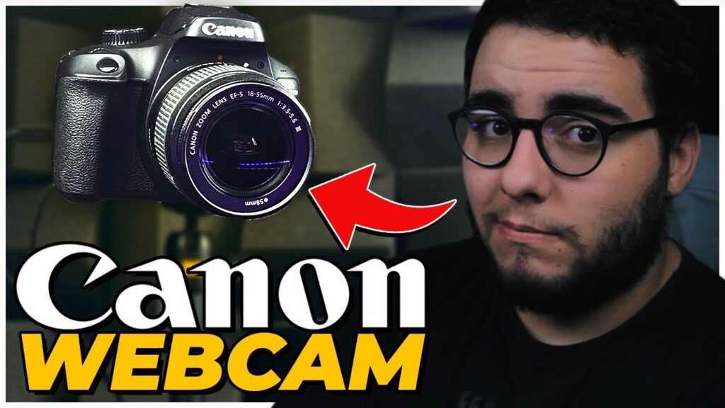 Como usar uma camera profissional canon Como webcam 1
