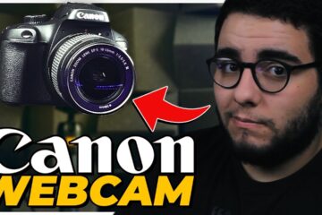 Como usar uma camera profissional canon Como webcam